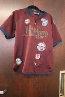 Jersey Harlem Globtrotters FUBU Jóvenes Niños Granate 1/4 Cremallera Manga Corta #36 (M) Foto 1 de 4