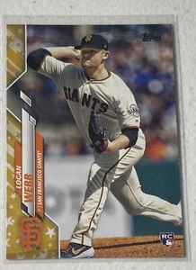 LOGAN WEBB / 2020 Topps Complete Set / GOLD STAR RC PARALLEL / #514 / Giants - Picture 1 of 2