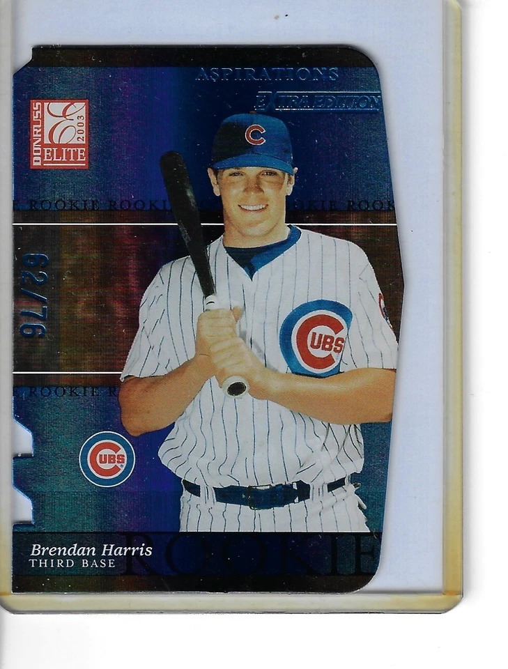 Brendan Harris - 2003 Panini Elite Extra Edition Die Cut RC - PR 62/76- #49 - Image 1 of 1