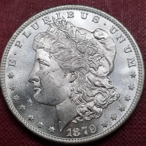 1879 S Morgan Dollar $1 High Grade BU DMPL - DEEP MIRROR PROOF-LIKE #82306 - Picture 1 of 2