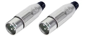 (2er-Pack) Switchcraft AAA3MZ 3-Pin XLR-Stecker Schwerlast LO-Z Kabelmontage Stecker - Bild 1 von 1