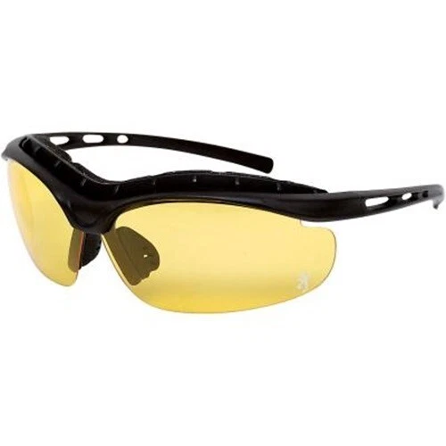 BROWNING Polarized Yellow Lens Shooting Glasses Safety Eye Protection Sport Wrap Foto 1 de 1