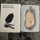 Portable Mini Keychain Power Bank Emergency Pod Charger For IPhone1500mAh
