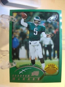 2002 Topps Football Card #309 Donovan McNabb WW (85473) - Picture 1 of 2