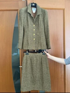 Chanel Tweed Jacket and Skirt Set - Picture 1 of 10
