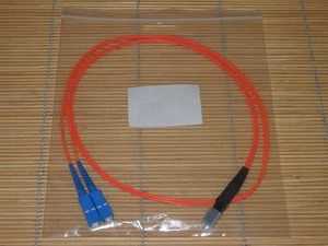 NEW MM DUPLEX 1M each of MTRJ-SC Multimode Glasfaser Kabel 50/125 NEU - Bild 1 von 1