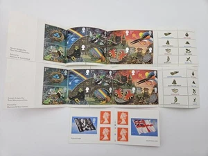 1991 Good Luck Greetings Stamps 2 Booklets In Total and 2001 Flags and Ensigns - Picture 1 of 6