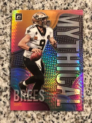 Fútbol óptico Panini Donruss 2019 plata mítica Prizm M8 Drew Brees estuche ¡éxito! Foto 1 de 4