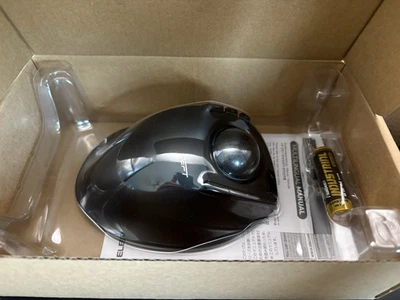 ELECOM DEFT PRO Trackball Mouse Optical 8 Buttons DPI Switch Black - Image 1 of 4