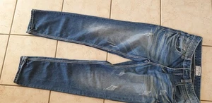 Herren Jeans Savvy DNM  32/32 Mister&Lady WEISSE NÄHTE, destroyed / Reißverschl. - Bild 1 von 9