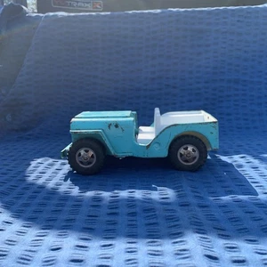 Vintage Tonka Jeep Turquoise Aqua Collectible Toy Truck 1960’s - Picture 1 of 5