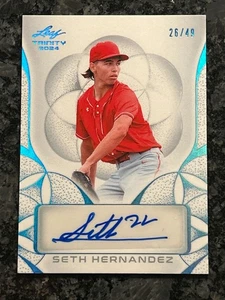 2024 Leaf Trinity - Seth Hernandez AUTOGRAPH /49 - 6th Oveall Pick Pirates - Bild 1 von 2