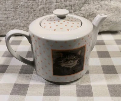 Lowell Hererro Cat Teapot Vintage 1988  Vandor Japan Abbott Decorative  - Image 1 of 4