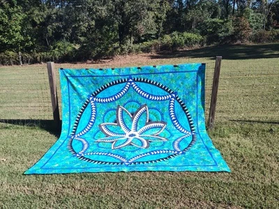 Vibrant Custom made quilt - Image 1 of 4