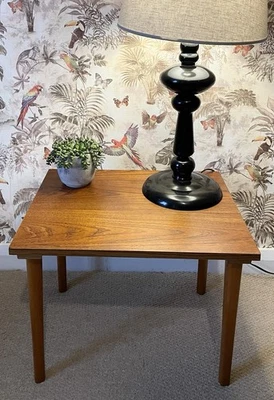 Vintage Small Mid Century Coffee Or Side Table Screw Legs Numbered - 1033 - Image 1 of 4