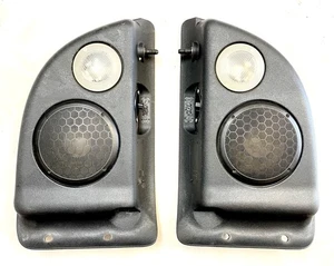 Jeep Wrangler TJ Speakers Overhead Roof Speaker Sound Bar Dome Light Pod Pair - Picture 1 of 13