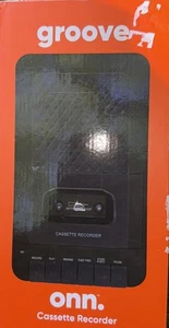 Onn Groove Cassette Recorder with Built-in & External Microphones - Picture 1 of 3