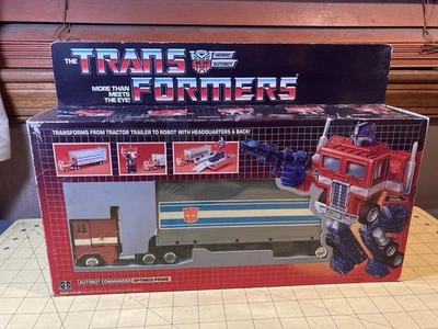 Figura Transformers G1 Vintage 1985 Optimus Prime con CAJA E INSERTO Foto 1 de 4