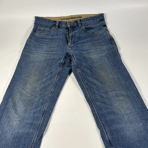 Duluth Trading Co Ballsaal Double Flex schmale Passform Stretch dunkle Waschung Größe 32 x 34 - Bild 1 von 16