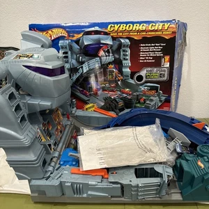 HotWheels Cyborg City Playset 29423 Rare 2001 99% Complete With Box Rare Vintage - Picture 1 of 11