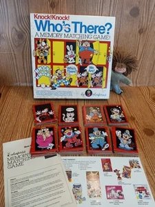 Vintage 1982 Knock! Knock! Who's There? Memory Matching Card Game 7921 Complete - Picture 1 of 9