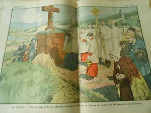 Les Rogations les laboureurs invoquent la bénédiction de dieu Print 1927 - Bild 1 von 1