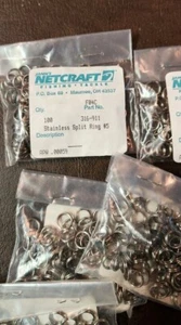 Stainless Steel split rings #5 - Picture 1 of 4