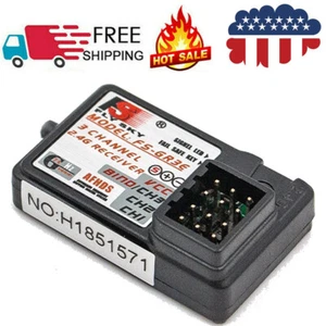 Flysky FS-GR3E AFHDS 3CH Receiver For RC Car Boat FS-GT3B FS-GT3C FZ-IT4S J4V2 - Picture 1 of 12