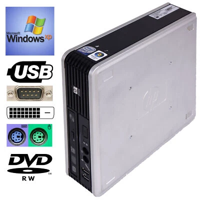 INDUSTRIELLER WINDOWS XP COMPUTER dc7800 2GB 80GB CORE2DUO 2,66GHz DVI VGA M988 - Bild 1 von 4