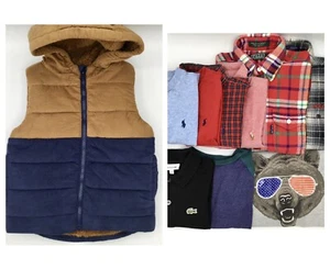 MINT🌟BOYS DESIGNER LOT OF 12**Ralph Lauren Polo, Tommy Bahama, Lacoste-SZ. 4-8 - Picture 1 of 9