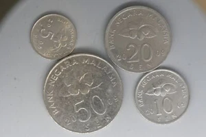 2009 - Malaysia - 5, 10, 20 & 50 Sen Coins - Year Set - gVF - Multi-Lot - Imagen 1 de 6