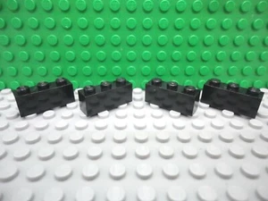Lego 4 Black 1x3 brick block NEW - Picture 1 of 1
