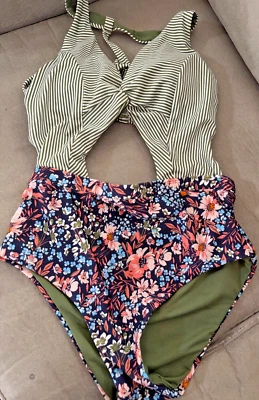  Traje de baño de una pieza BCA Becca Rebecca Virtue talla pequeña S Foto 1 de 4