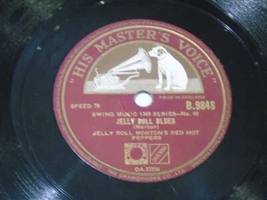JELLY ROLL MORTON'S RED HOT PEPPERS - Doctor Jazz Stomp - UK 2-track 10" (78) - Imagen 1 de 4