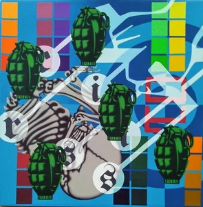 Original Painting on Canvas; "#1 (Count Down Series)" - Picture 1 of 5