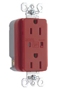 Pass seymour Specification Grade Surge Protective Duplex Receptacle Red led indi - Picture 1 of 1