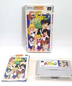 Sailor moon Super Famicom Nintendo Game Soft With Box Instructions NTSC-J Tested - Picture 1 of 20