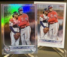 2022 Topps Update #US310 : “Rivalry Love” Juan Soto/Ozzie Albies Rainbow Foil