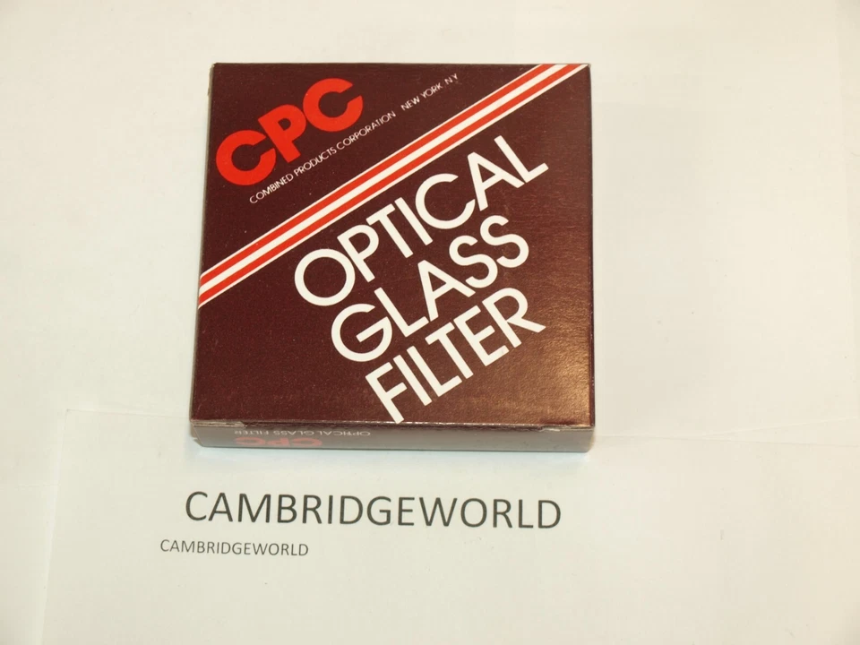 48mm SKYLIGHT 1A SCREW in NEW OPTICAL GLASS FILTER w/ GERMAN SCHOTT GLASS by CPC - Image 1 of 1