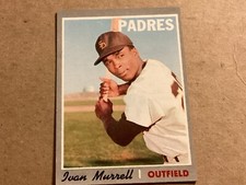 1970 Topps Baseball Card #179 Ivan Murrell - EX+ - Lite Corner Wear - No Creases