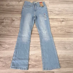 Levi's 725 High Rise Bootcut Women's Light Blue Jeans Size 28x32 - Picture 1 of 13