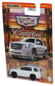 Matchbox 2015 Cadillac Escalade (2020) White Metal Toy Car 7/12 - Picture 1 of 1