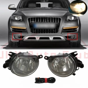 Par de faros antiniebla arnés para parachoques delantero para Audi Q7 2010-2015 e - Imagen 1 de 11