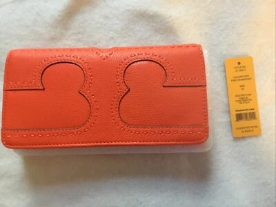 CARTERA TRIPLE PLEGABLE TORY BURCH AMALIE CONTINENTAL NUEVA CON ETIQUETAS Foto 1 de 4