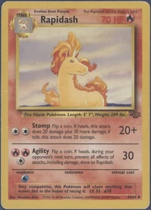 1999 Pokeman - Rapidash 1st Edition 70 HP (44/64) - Picture 1 of 2