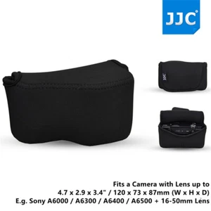 Funda para cámara bolsa para Sony A6500 A6400 A6300 A6000 A5100 A5000 + lente 16-50 mm - Imagen 1 de 12