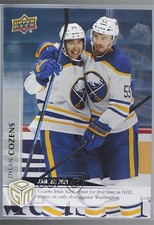 2020-21 Upper Deck Game Dated Moments January /499 Dylan Cozens #5 Rookie RC