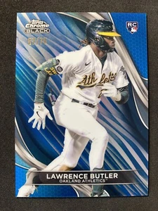 2024 Topps Chrome Black Lawrence Butler #65 Blue Refractor /75 Rookie - Picture 1 of 1