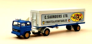 SOLIDO 1/60 RENAULT SAUNDERS TONER GAM N°3502 TOIT REMORQUE DETEINT - Imagen 1 de 7