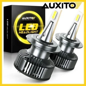 2x H7 LED Headlight Bulbs Kit High Low Beam 72W 24000LM Super Bright 6500K White - Picture 1 of 12
